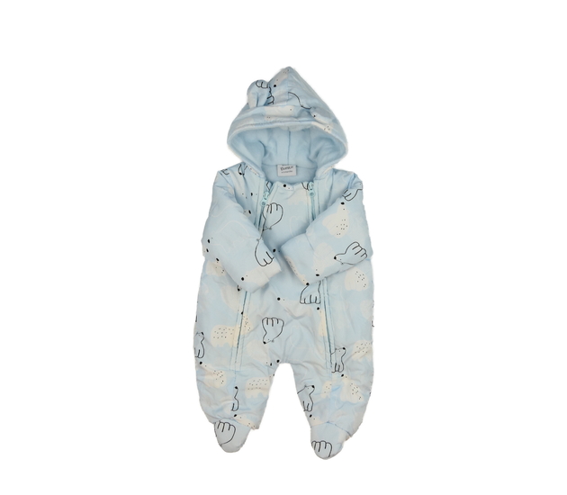 Modrá kombinéza s medvědy 