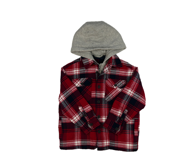 Červená košilová bunda Next