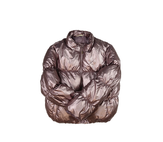 Růžová nepromokavá kratší zimní bunda 