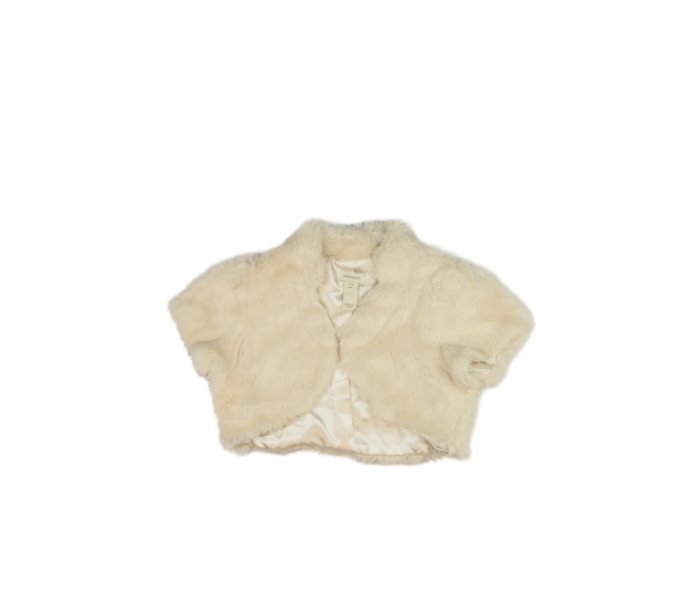 Krémové chlupaté bolerko Monsoon