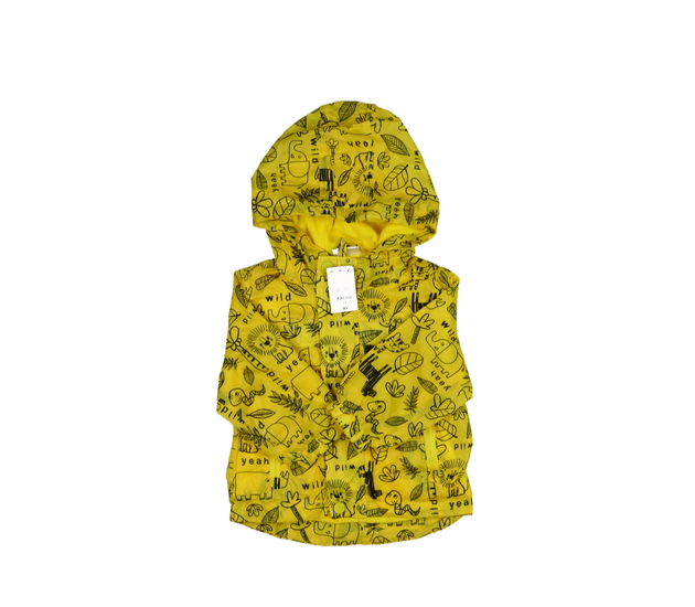 Nová žlutá nepromokavá přechodová bunda 