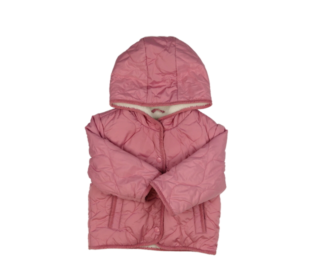 Růžová prošívaná zimní bunda F&F