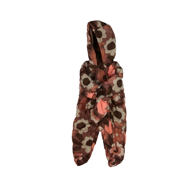 Tmavší květinová zimní kombinéza Next