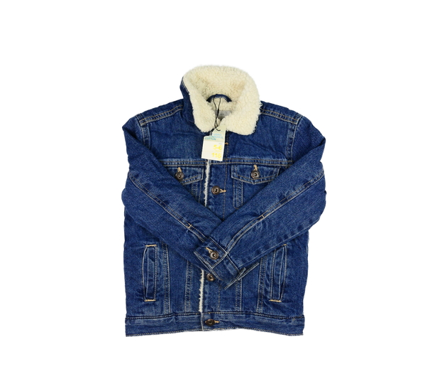 Nová modrá riflová zimní bunda Primark