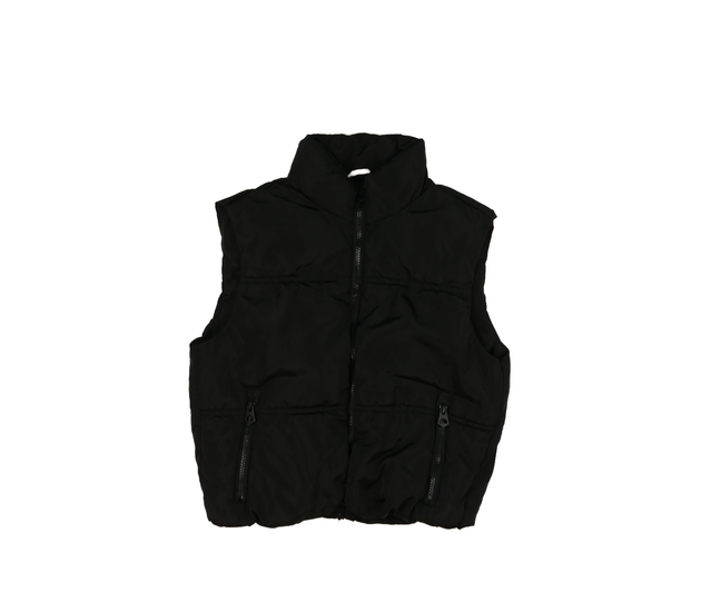 Černá prošívaná kratší  vesta