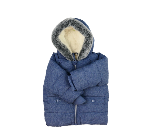 Modrá melírovaná zimní bunda George