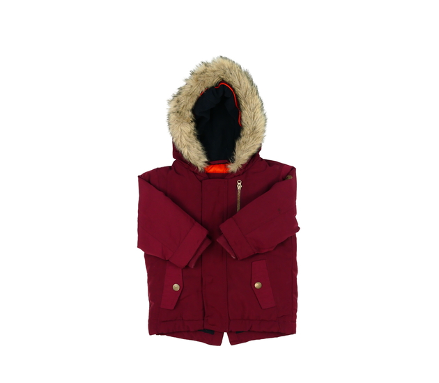 Tmavě červená zimní bunda Next