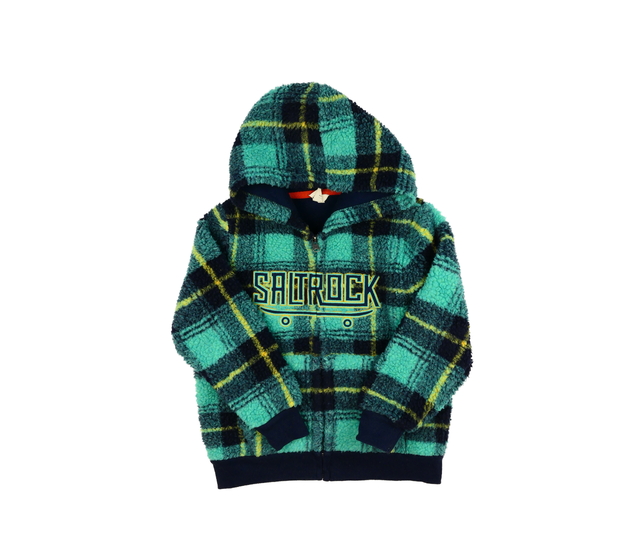 Zelená beránková bundička 