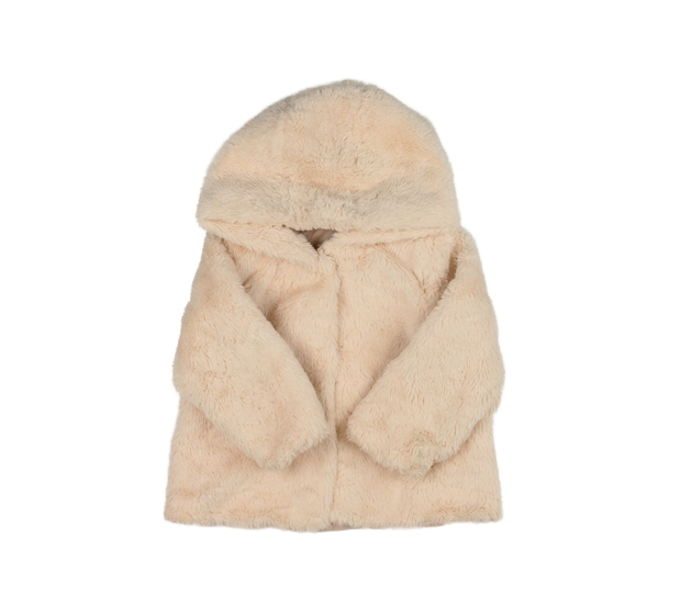 Světle růžová kožíšková bundička 