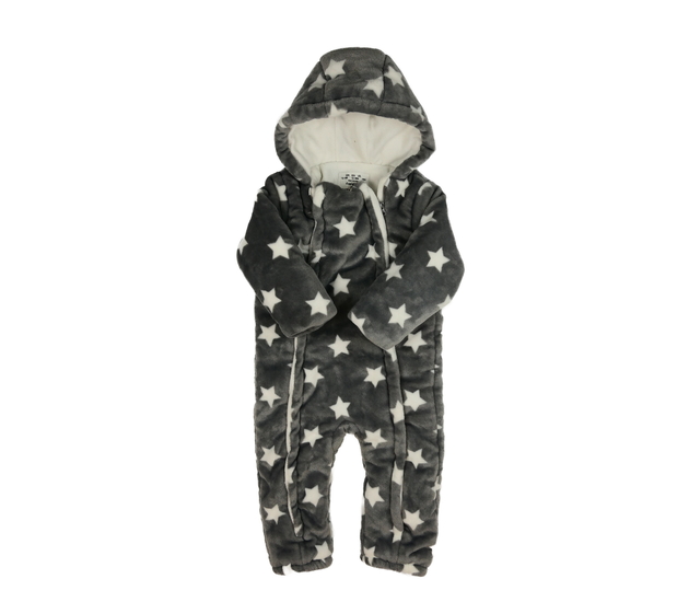 Šedý zimní overal s hvězdami F&F