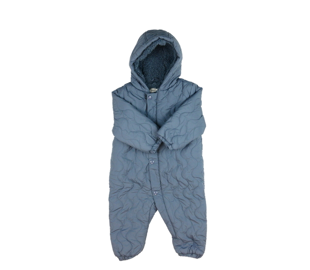 Modrá prošívaná zimní kombinéza M&S
