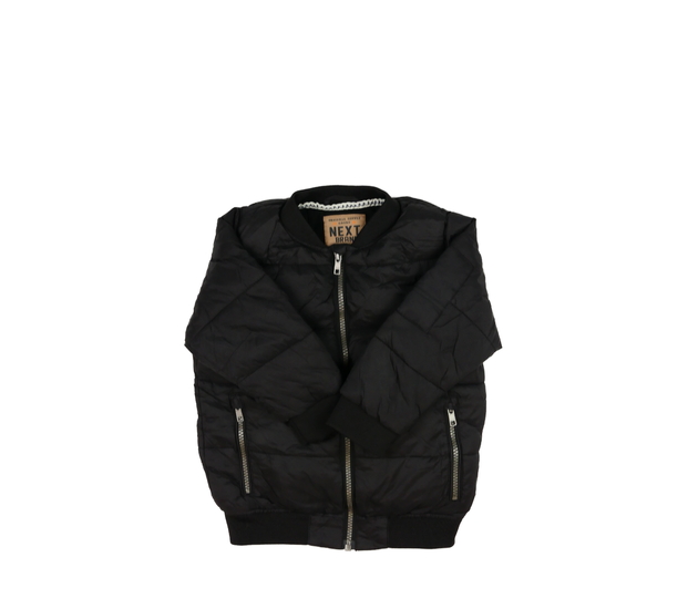 Černá prošívaná zimní bunda Next