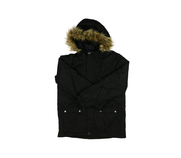 Černá prošívaná přechodová bunda 