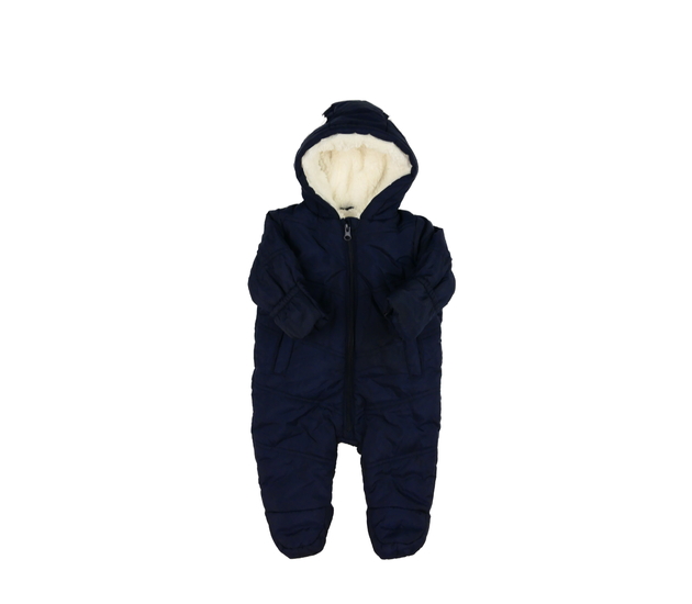 Tmavě modrá zimní kombinéza