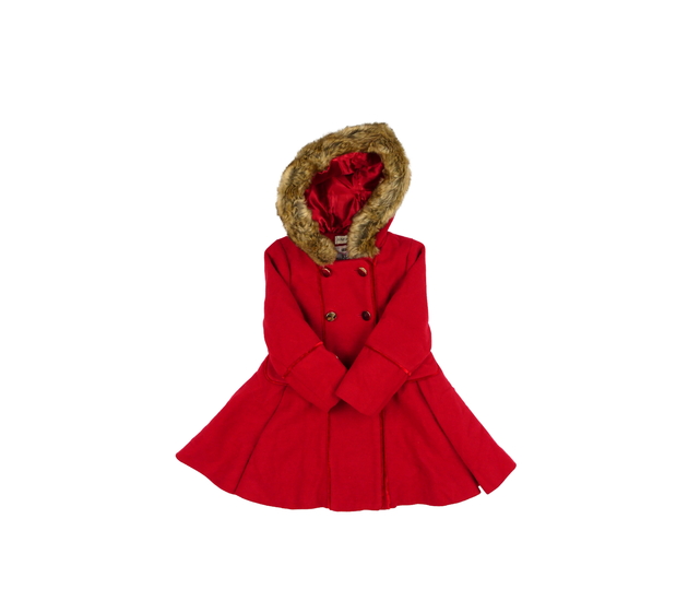 Červený společenský kabát F&F