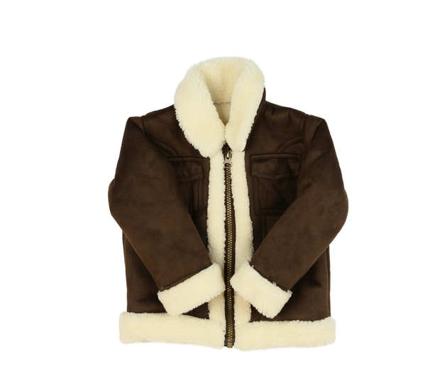 Hnědá bunda s vnitřním chlupem Nutmeg