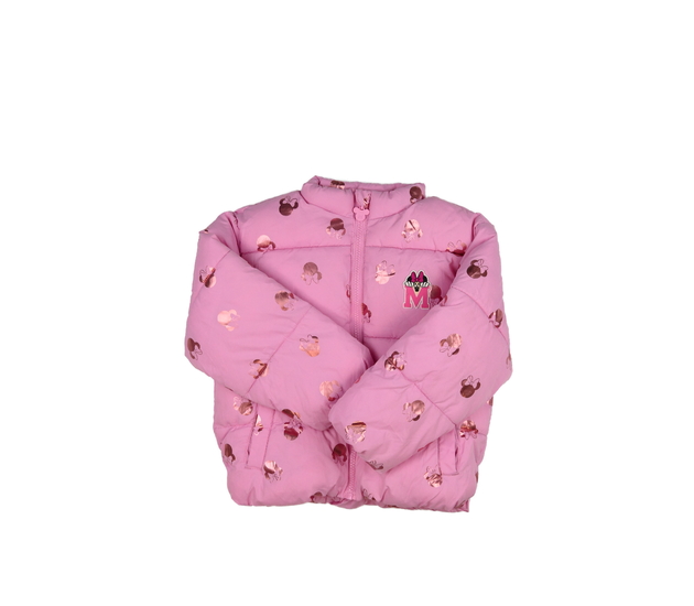 Růžová prošívaná zimní bunda Minnie Disney 