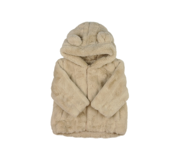 Světle hnědý chlupatý kabátek Primark 