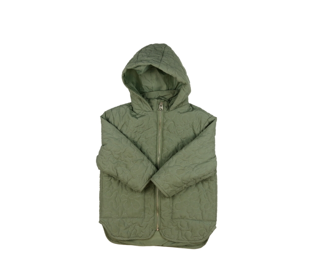 Zelená prošívaná přechodová bunda Primark 