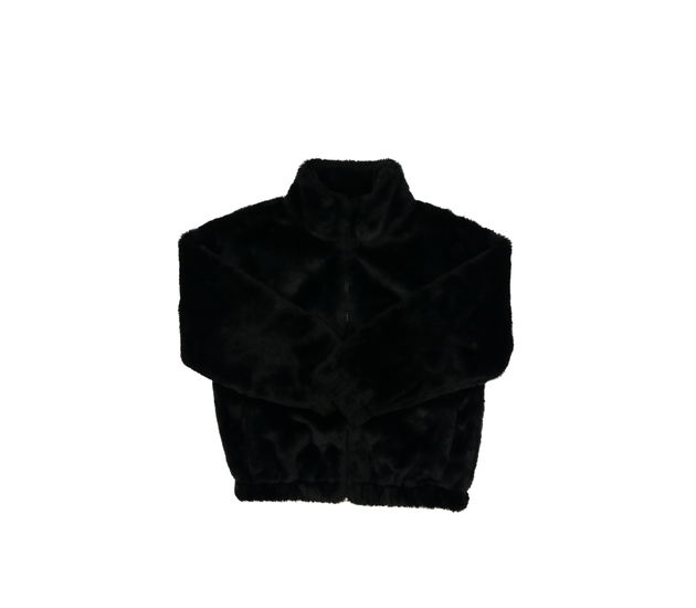 Černá chlupatá bundička F&F