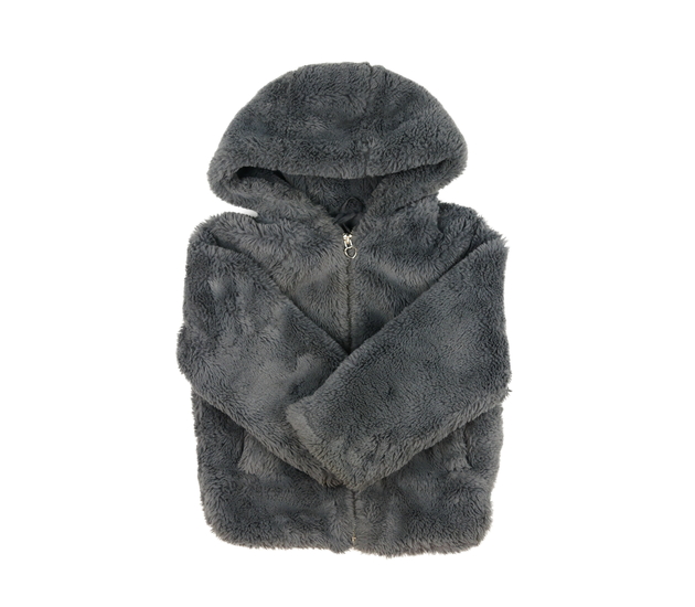 Šedá chlupatá bundička George