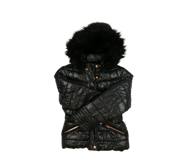 Krásná prošívaná černá zimní bunda George