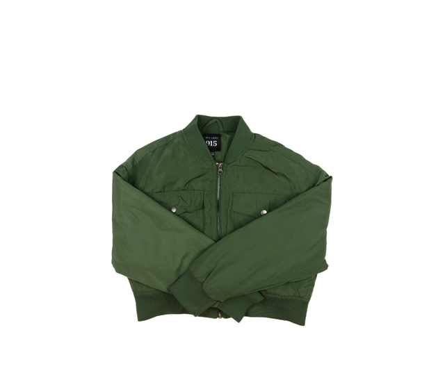 Zelená crop bunda New Look