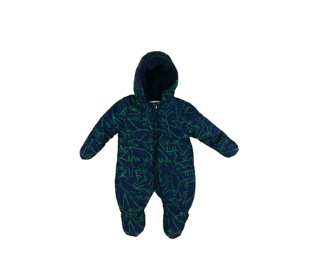 Tmavě modrá kombinéza s dinosaury Mothercare