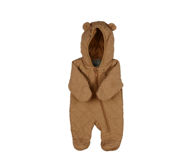 Hnědá prošívaná kombinéza F&F