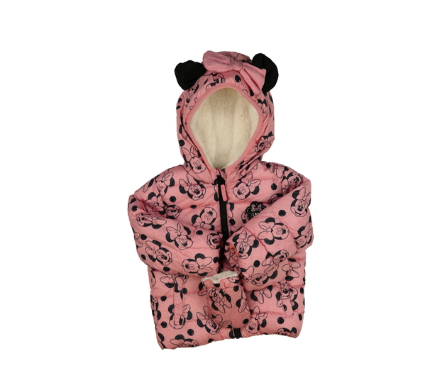 Růžová zimní bunda Minnie Disney 