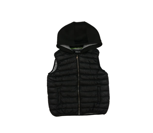 Černá prošívaná vesta 