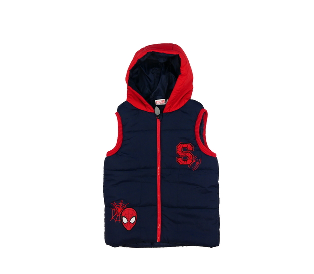 Červeno-modrá zimní vesta Spider-man Marvel 