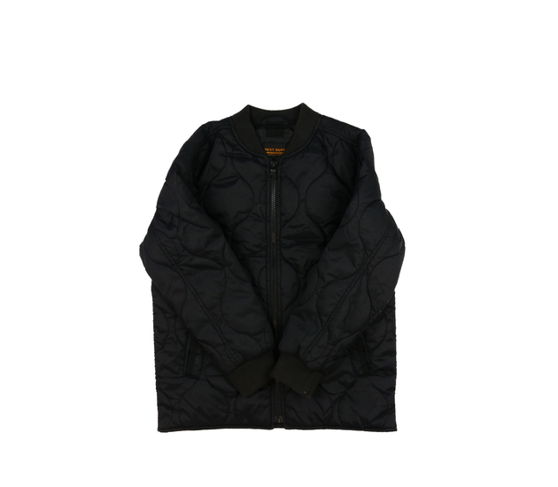 Černá prošívaná přechodová bunda Next