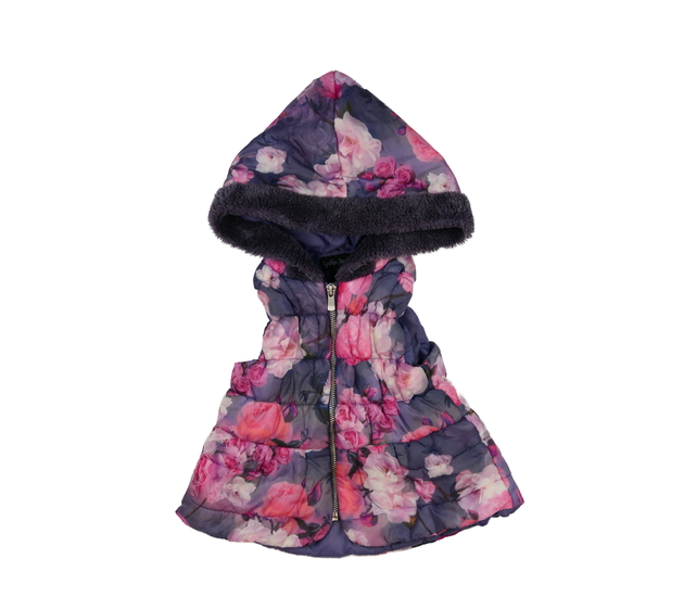 Květinová prošívaná vesta 