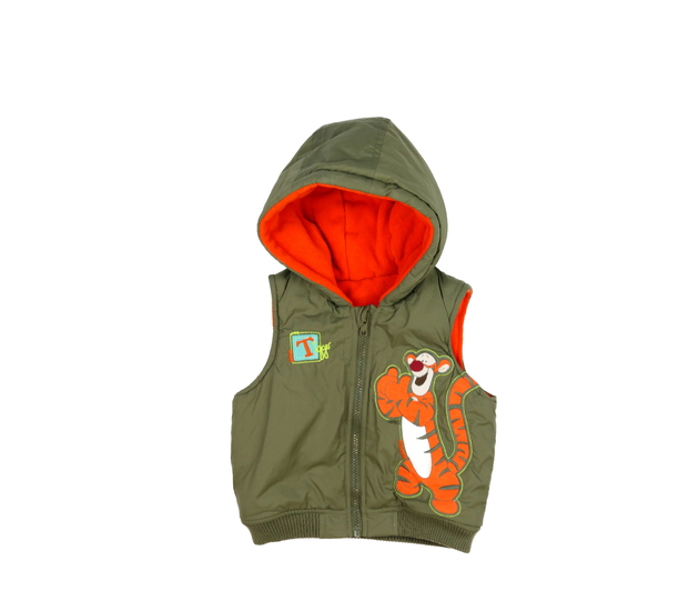 Zelená vesta Tiger z Medvídka Pú Disney George