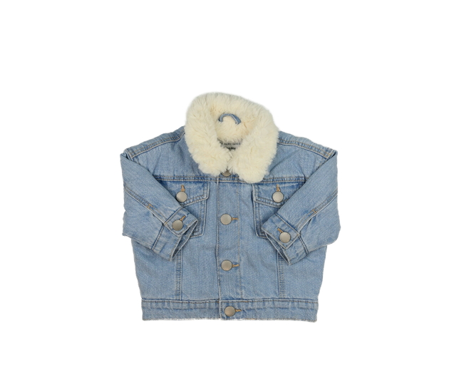 Modrá riflová zimní bunda Primark