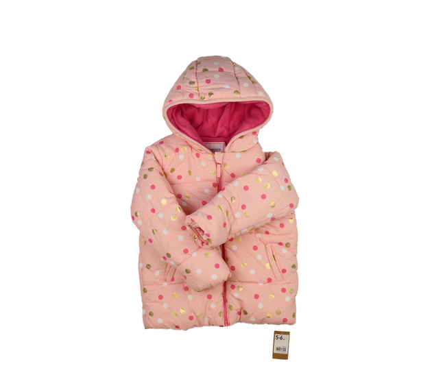 Nová růžová krásná zimní bunda Mothercare