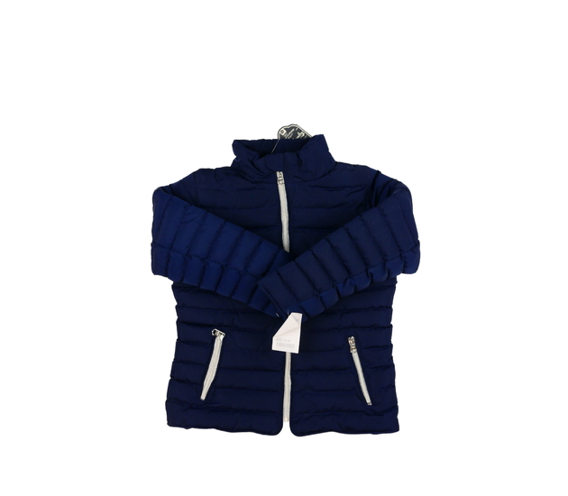 Nová modrá pevná zimní bunda 