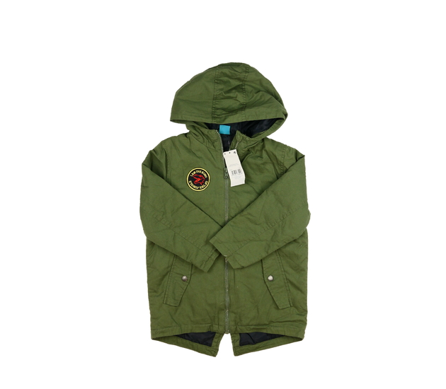 Nová zelená přechodová delší bunda 