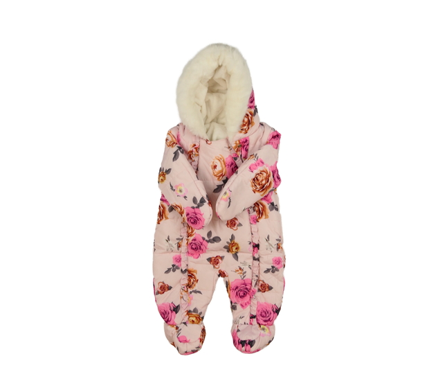 Krásná růžová zimní kombinéza George