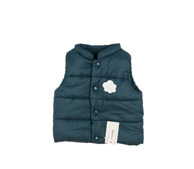 Nová modrá zimní vesta George
