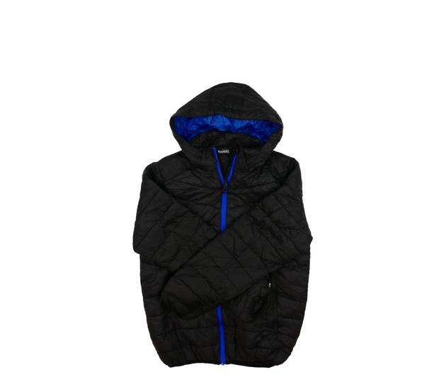 Černá prošívaná přechodová bunda 