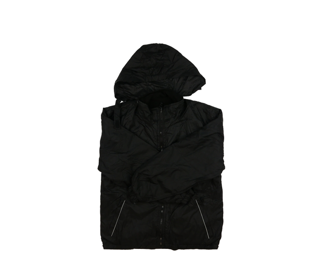 Černá oboustranná zimní bunda 