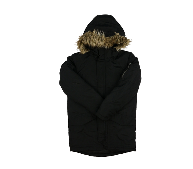 Černá zimní delší bunda H&M