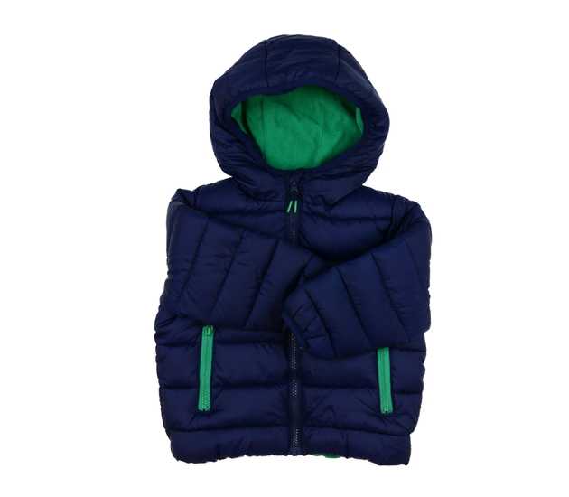 Tmavě modrá zimní bunda