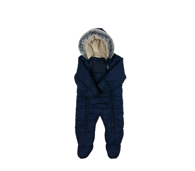 Krásná tmavě modrá zimní kombinéza George