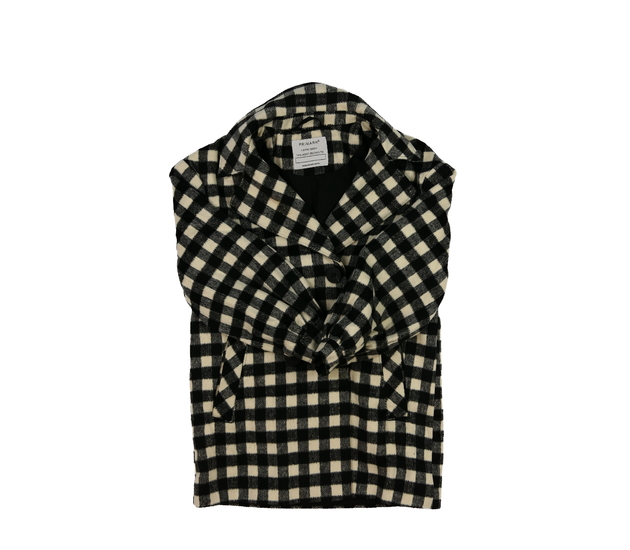 Černo-krémový kabát Primark 