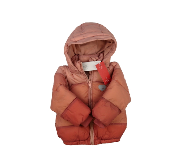 Nová růžová prošívaná zimní bunda 