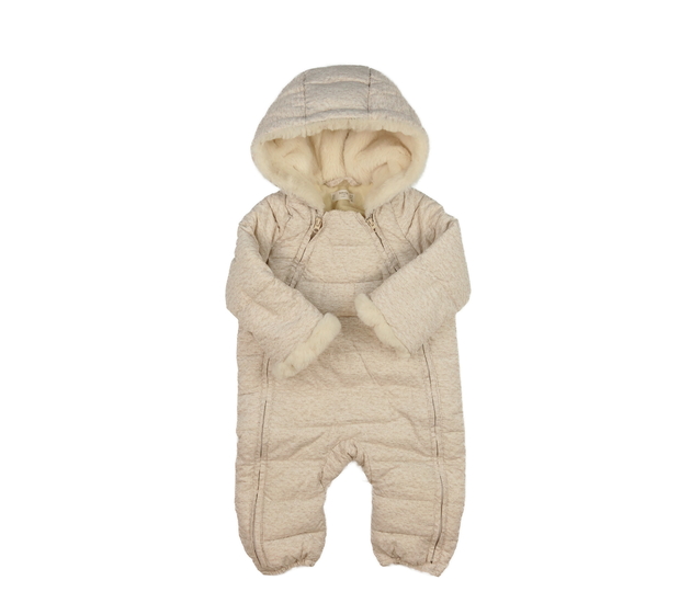 Světle hnědá melírovaná kombinéza 