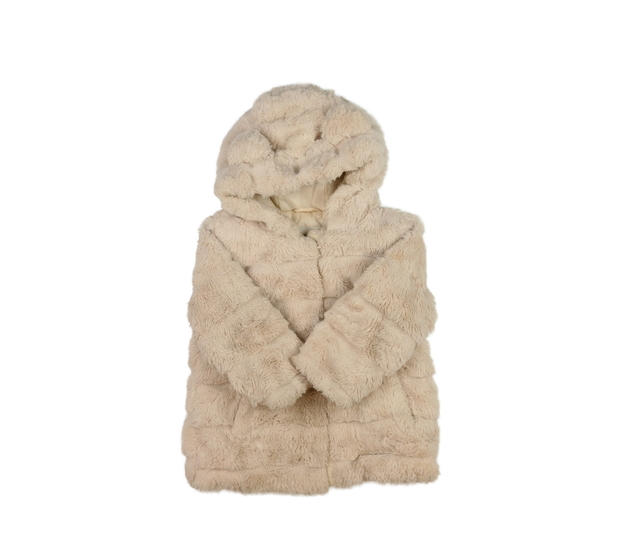 Hnědý chlupatý kabátek Primark 